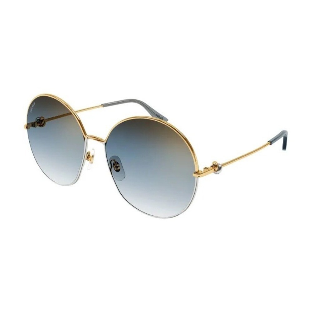 Cartier Trinity sun glasses. Gold Frame CT0360S 001. New Full Kit!  $1295